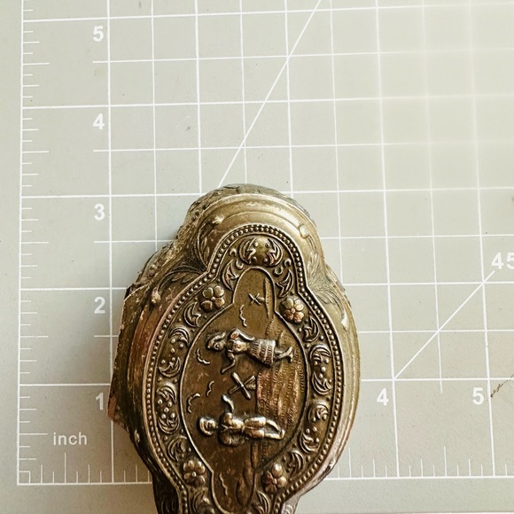 Vintage Silver Jewelry Trinket Casket Box - Picture 10 of 14